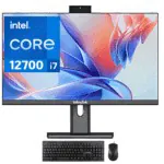 Aio Infinytek (genesis 7) 273aiopc Intel Core I7-12700 (12va) Ram 16gb Ssd 1tb No Dvd Freedos 27" (giratoria 180°) Fhd Cam Micro Wifi 5 Dual Band Bluetooth 5.0 / 4 Usb 3.0 /3 Usb 3.2 / 1 Type C Lector De Memoria Ssd Sata 1 Hdmi Rj45 Serial Conector Audio