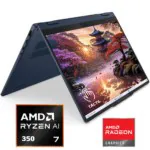 Laptop Lenovo 2 En 1 360 Grados Amd Ryzen Ai 7 350 (ia Integrada) Ram 16gb Ssd 1tb 14" Wuzga (1920x1200) Touchscreen Windows 11 Home Ingles - 1 AÑo Respaldo Del Fabricante - 83kt001yus