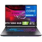 Laptop Asus Rog Strix G16 Intel Core I7-14650hx (14va) Ram 16gb Ddr5 Ssd 1tb Nvme 16" (1920x1200) 3ms 165hz Win11 Nvidia® Rtx 5060 8192mb Eclipse Gray Backlit Keyboard Windows 11 Home Ingles - G615jmr-as74