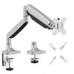 Base Siig Siig Ac Ce-mt5b11-s1 Single 45” Monitor Arm Mount 26.4 Lbs Gray Retail Ac 303918 Ce-mt5b11-s1