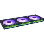 Ventilador Lian-li Lian-li Fan 12rslin1w3b Fdb 3xfan Reverse Blade W Fan Controller Black Retail Fn 296393 12rslin1w3b